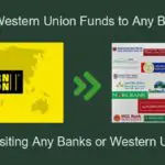 Western Union Funds to Bank Account
